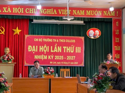 Đại hội Chi bộ lần thứ III - Nhiệm kì 2025 - 2027