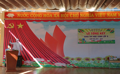 LỄ TỔNG KẾT VÀ CHIA TAY HỌC SINH LỚP 9 – KHOẢNH KHẮC KHÔNG THỂ NÀO QUÊN